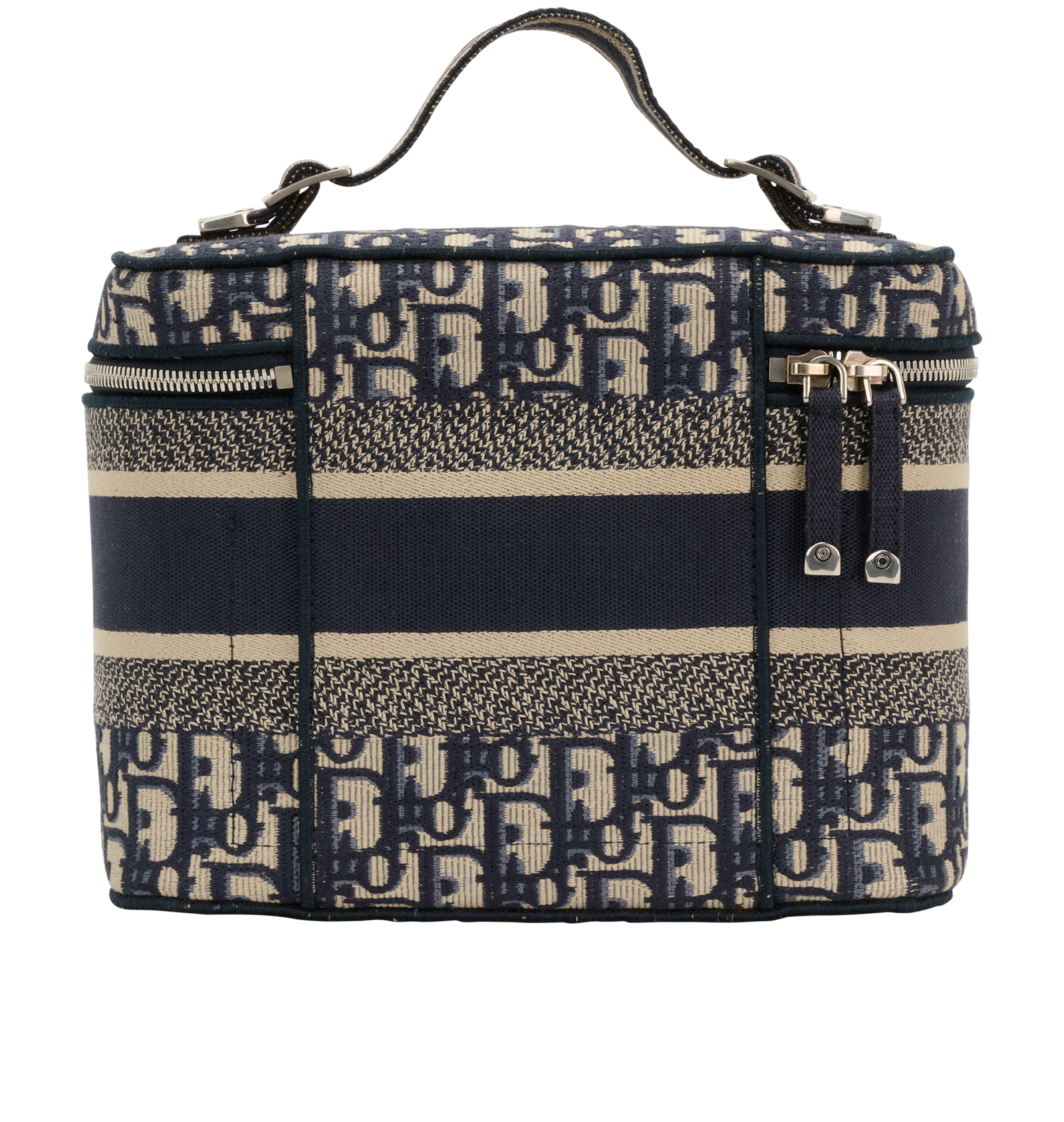 Diortravel Vanity Case, &pound;895, Handbags, Navy, Fabric, Back view